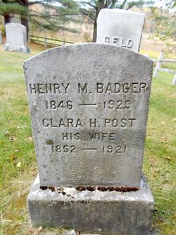 Clara Helen <I>Post</I> Badger 