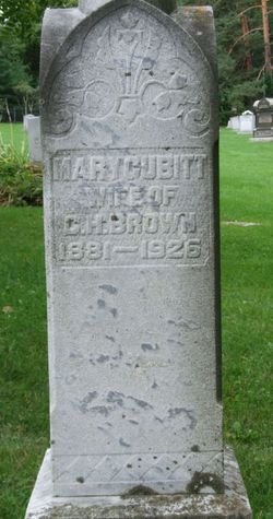 Mary Wardman <I>Cubitt</I> Brown 