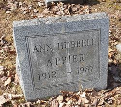 Ann <I>Hubbell</I> Appier 