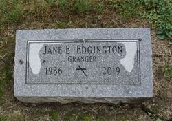 Jane E <I>Granger</I> Edgington 