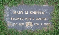 Mary M. <I>Wimberly</I> Kniffen 