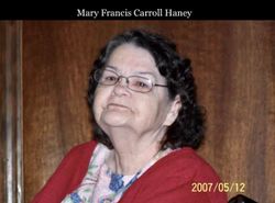 Mary Francis <I>Carroll</I> Haney 