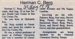 Herman Clyde Berg 