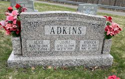 Alice <I>Leep</I> Adkins 