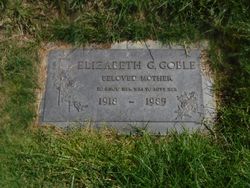 Elizabeth Georgiana <I>Cates</I> Goble 