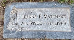 Jeanne E. Matthews 