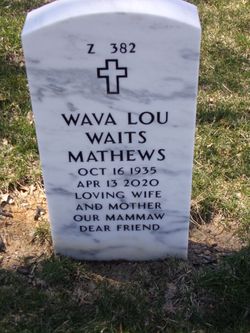 Wava Lou <I>Waits</I> Mathews 
