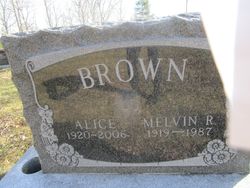 Alice <I>Thompson</I> Brown 