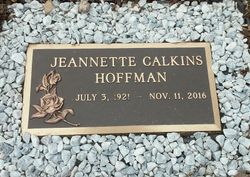 Jeannette <I>Calkins</I> Hoffman 