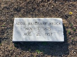 Addie <I>Bradshaw</I> Brock 