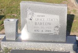 Grace Jeraldine <I>Stacey</I> Barlow 