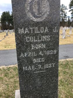 Matilda Jane <I>Lowe</I> Collins 