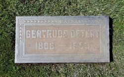 Gertrude <I>Post</I> Detert 