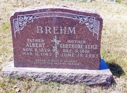Gertrude Alice <I>Brown</I> Brehm 