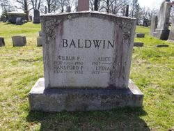 Lydia Ann <I>Walcott</I> Baldwin 