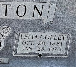 Lelia Mae <I>Copley</I> Clayton 