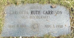Carlotta Ruth <I>Hochgraef</I> Garrison 