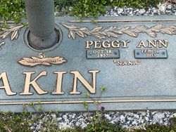 Peggy Ann <I>Rutledge</I> Akin 