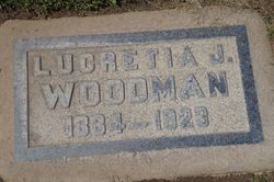 Lucretia Jessie <I>Southby</I> Woodman 