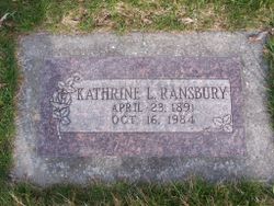 Kathrine <I>Lawson</I> Ransbury 