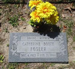 Catherine Lorraine <I>Booth</I> Fosler 