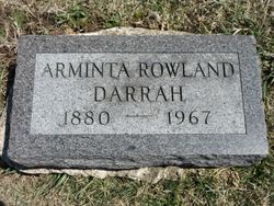 Arminta <I>Rowland</I> Darrah 