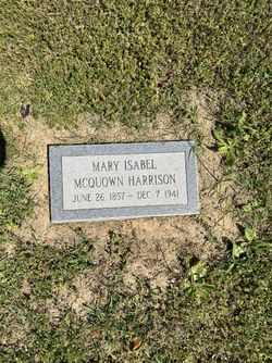 Mary Isabel <I>McQuown</I> Harrison 
