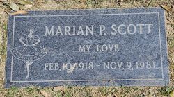 Marian Patricia <I>Mathans</I> Scott 
