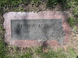 Kathryn “Katie” <I>Gardner</I> Ackley 