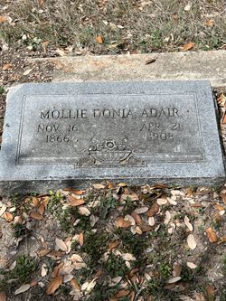 Mollie Donia <I>McElroy</I> Adair 