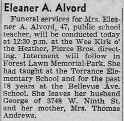 Eleanor <I>Andrews</I> Alvord 