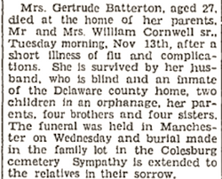 Gertrude R. <I>Cornwell</I> Batterton 