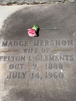 Madge <I>Mershon</I> Clements 