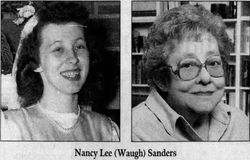 Nancy Lee <I>Waugh</I> Sanders 