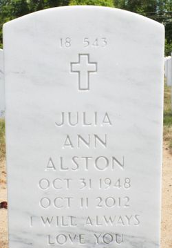 Julia Ann <I>Coe</I> Alston 