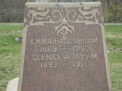 Emma Augusta <I>Ball</I> Upham 