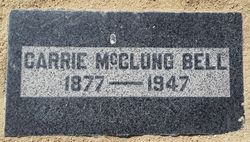 Carrie G <I>McClung</I> Bell 