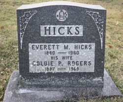Goldie Pearl <I>Rogers</I> Arbing Hicks 