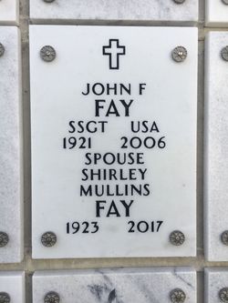 John F Fay 