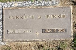 Jeannette M. “Nettie” <I>Bohnsack</I> Brenner 