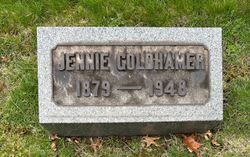 Jennie <I>Unger</I> Goldhamer 
