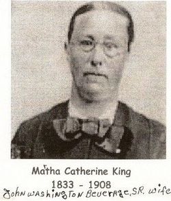 Martha Catherine <I>King</I> Beverage 