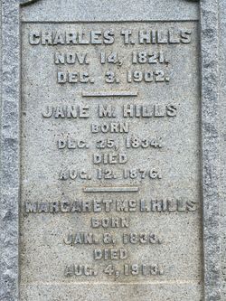 Jane Maria <I>Wheeler</I> Hills 
