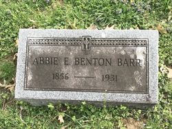 Abbie Eugeneia <I>Benton</I> Barr 