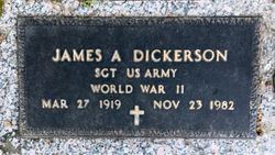 Sgt James A Dickerson 