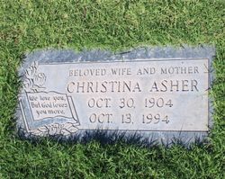 Christina <I>Walker</I> Asher 