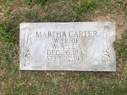 Martha Booker <I>Carter</I> Lea 