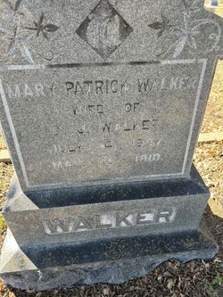 Mary <I>Patrick</I> Walker 