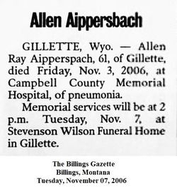 Allen Ray Aipperspach 