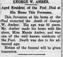 George W Amber 